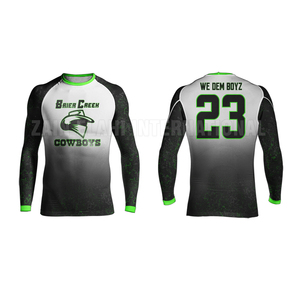 CUSTOM 7V7 OFERTA SUBLIMACIÓN MEJOR POLIÉSTER TRANSPIRABLE UNIFORMES LIGOS AL POR MAYOR CONJUNTO DE COMPRESIÓN 7 en 7 UNIFORMES - Product Image 3