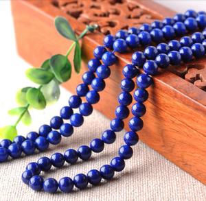 Perles rondes en lapis-lazuli de qualité AAA, 4/6/8/10 mm, pierres précieuses bleues en vrac, entretoises, pierres naturelles, évaluation par un tiers, fabrication de bijoux, 15 - Product Image 6