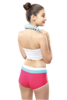 ALLWINWIN MSK02 Bâton de massage - Rouleau de massage musculaire flexible en forme d'engrenage pour les jambes