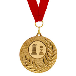 Medalla de Ajedrez de Metal Personalizada para Premios de Torneos de Equipos de Ajedrez - Product Image 6