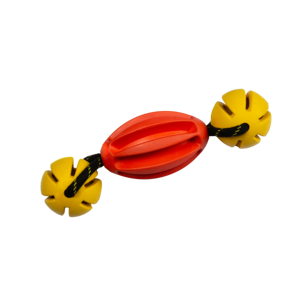 Juguete masticable para perros, juguete de goma Natural, tres bolas, gran oferta - Product Image 3