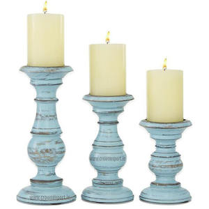 Support de bougie en bois naturel, porte-bougie 100% en bois pur, meilleur Design fait à la main, pour Festivals, mariage - Product Image 6