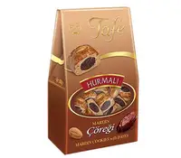 उच्च गुणवत्ता विशेष कुरकुरे कुकीज़ और मिठाई भरा तिथियाँ 140g हलाल प्रमाणित विशेष उपहार बॉक्स थोक