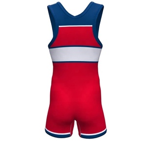 Logo personnalisé OEM collants de matériel de lutte avec impression pour jeunes vêtements de gymnastique singulet de lutte pour hommes singulet de lutte - Product Image 5