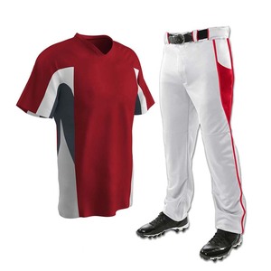 Best Quality Baseball Uniforms 100% Polyester fabric Adult Full Baseball Sublimation Baseball Uniform Long Sleeve <b>Shirts</b> - Product Image 5