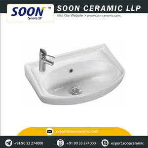 อ่างล้างหน้าเซรามิกรูปวงรีสุดหรู,ผลิตจากอินเดีย - Product Image 4