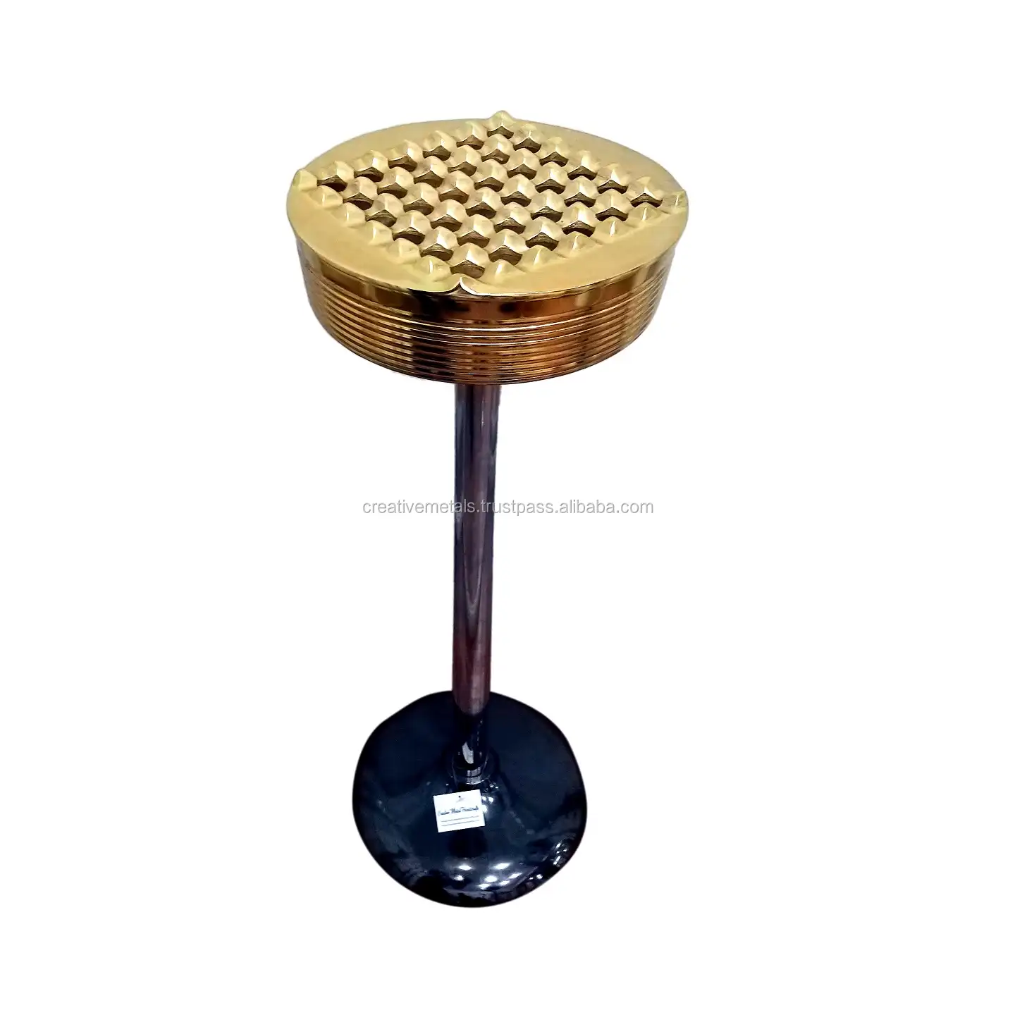 Tabletop Metal Ashtray Stand ash holder stand Antique ash tray for bar Manufacturers & Suppliers of Ashtray