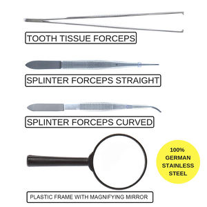 Juego de Laboratorio Avanzado ODM OEM, Herramientas Manuales de Acero Inoxidable de Primera Calidad, Pinzas de Biología para Disección de Ranas - Product Image 5