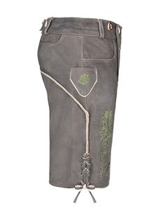 Lederhosen en cuir suédé à coupe parfaite pour hommes Short brodé sur mesure Tenue bavaroise traditionnelle Mode vintage - Product Image 4