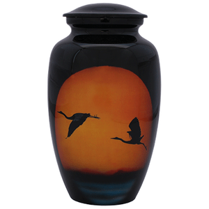 โกศบรรจุอัฐิสำหรับผู้ใหญ่ ลายพิมพ์นกพิราบแห่งสันติภาพ รุ่นใหม่ ขนาด 200 ลูกบาศก์เซนติเมตร สำหรับบรรจุอัฐิมนุษย์ - Product Image 2