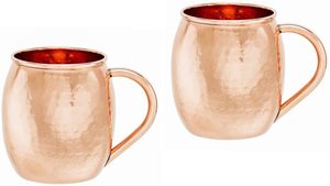 KING INTERNATIONAL Design Unique tasse en cuivre pur nouveau produit personnalisé émail logo tasses ustensiles en cuivre articles en cuivre horoscope - Product Image 5