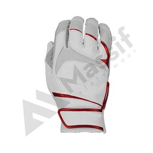 Custom Leather <b>Baseball</b> Batting Gloves for Catcher Left-Handed with Custom Logo - Product Image 2