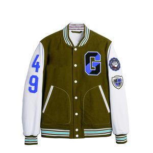 Chaquetas universitarias personalizables para hombre para el invierno Impresión de bordado de marca con su logotipo - Product Image 5