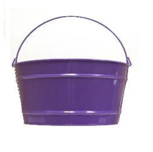 Planteurs d'arbres galvanisés de haute qualité avec poignée Pots de fleurs extérieurs et intérieurs Seau de plantes à fleurs en fer avec poignée - Product Image 2