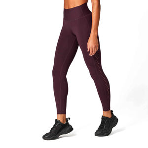 Mallas de Fitness para mujer, mallas de realce para gimnasio, de cintura alta, sólidas, sin costuras, para entrenamiento - Product Image 1