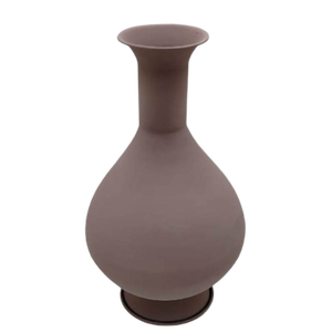 Vase à fleurs en métal et fer décoratif de luxe moderne pour la maison Design unique avec finition de couleur vert clair pour la décoration de table - Product Image 3