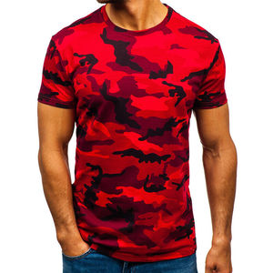 Camouflage 2021 100% coton hommes T-shirts de haute qualité mode pas cher vente en gros Logo personnalisé T-shirts vierges simples - Product Image 6