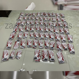 ถุงมือเบสบอลหนังเหนียวสูงสำหรับโฆษณาอเมริกันฟุตบอลมีฝาปิดข้อมือถุงมือเบสบอลฤดูหนาวโลโก้ออกแบบได้ตามต้องการ - Product Image 2