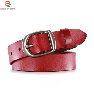 Cinturón Casual de Cuero Genuino, Hebilla de Metal Rectangular, Diseño de una Sola Pieza, Color Sólido, Cinturón para Hombre - Product Image 4