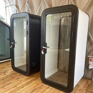 Caja de reuniones acústica con reducción de ruido, para oficina, cobertizo, teléfono privado - Product Image 3