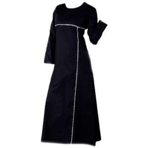 Abaya de trabajo de encaje de moda de la mejor calidad para Niñas musulmanas Aspecto decente de moda Tela orgánica ecológica Musulmana tradicional - Product Image 1
