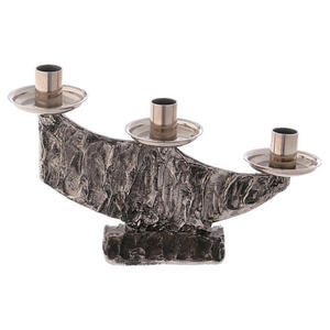 โคมไฟ3ดวงสำหรับโบสถ์5ดวงที่ชุบด้วยเงินจาก brassworld India - Product Image 2