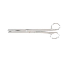 Doyen-instrumentos quirúrgicos de grado alemán, tijeras abdominales rectas de acero inoxidable, 17,8 cm - Product Image 1