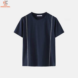 Ropa de Hombre para Verano, Conjunto de Camiseta de Manga Corta y Pantalones Cortos, Ropa Casual Urbana para Hombre, Camiseta de Algodón Transpirable con Estampado, Venta al Por Mayor - Product Image 3