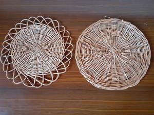 BOHO Kitchen Table Decor Set Eco-Friendly Raffia Fiber Custom Printed <b>Woven</b> <b>Placemats</b> Coasters Office Coffee Dining Party - Product Image 4