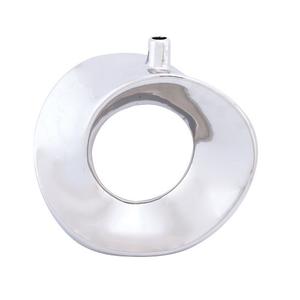 Florero de metal Color plata Soporte de flores hecho a mano Mejor venta Artículos para el hogar Diseñador Florero de metal hecho a mano - Product Image 6