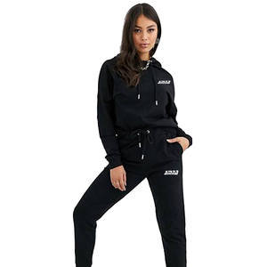 Chándales de estilo rugoso para mujer, ropa bordada con Logo personalizado de lana pura, a la venta - Product Image 1