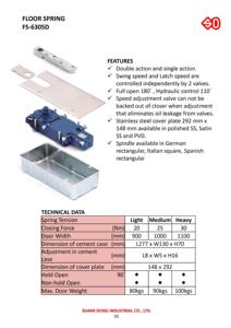FS-630SD automatic hydraulic floor <b>spring</b> - Product Image 2