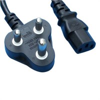 3Pin Ac Cavi di Alimentazione di tipo Americano spina Diritta cavo set