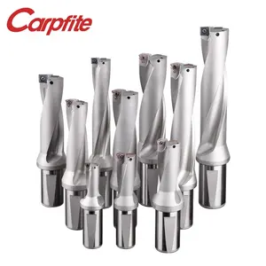 Indexable Drill Bit WC/SP 2D To 5D Tungsten Carbide CNC Indexable U Drill Bits For Metal Hardened Steel