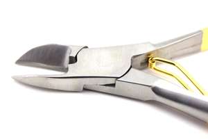 Coupe-ongles pour orteils, soins de beauté, manucure, pédicure, Chiropody, pince à ongles, couleur or, acier inoxydable, approuvé CE - Product Image 2