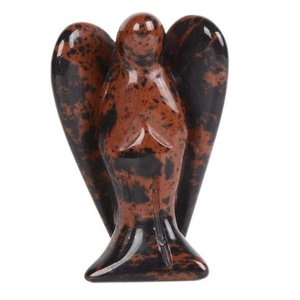 คริสตัลรูปสลักรูปนางฟ้าจากหินหยกรูปหล่อหินธรรมชาติแกะสลักรูปนางฟ้าด้วยหินเคลือบเงา - Product Image 1