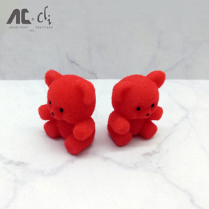 ตุ๊กตาหมีขนาดเล็ก 1 นิ้ว สีแดงคริสต์มาส สำหรับตกแต่งบ้านตุ๊กตาขนาดเล็กหรืองานฝีมือ - Product Image 6