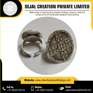 Anillos tribales de Ley 925 en plata antigua para bodas y aniversarios con ajuste de barra - Product Image 5