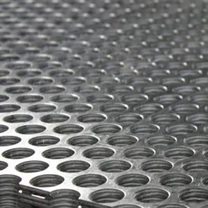 Malla de filtro de malla metálica perforada de malla de agujero redondo de acero inoxidable 304