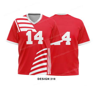 Unisex Custom Logo Adult Sportswear Printed Plain American Football & <b>Soccer</b> Tops with Custom Sizes & Designs - Product Image 3