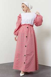 Tissu islamique turc de haute qualité pour femmes, vêtements islamiques, Abaya, Kaftan, dubaï, mode arabe musulmane, robes turques, nouvelle collection, - Product Image 6