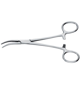 Pinza quirúrgica de cabeza curva, instrumento hemostático - Product Image 2