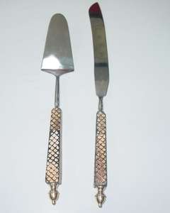 Juego de servidor de acero inoxidable con cuentas de vidrio coloridas para cocina, hoteles y restaurantes, a la moda - Product Image 4