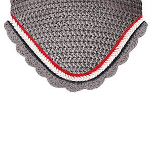 Bonnet d'oreille de cheval haute Performance Protection UV voile de mouche tricoté doux équipement équestre professionnel par Standard International - Product Image 3