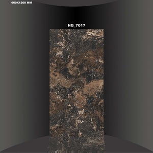 Carreaux de sol en porcelaine émaillée jet d'encre aspect ciment de haute qualité couleur beige 60x120cm - Product Image 5