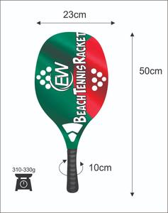 Raquetas de Tenis Playa Personalizadas, Raqueta de Pádel de Fibra de Carbono y Vidrio, Cara de 20 mm, Peso 310-330 g, Combinaciones de Colores y Logotipos Personalizados - Product Image 2