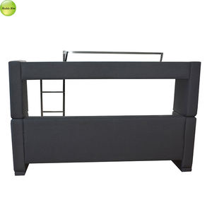 Canapé-lit <span class=keywords><strong>3</strong></span> <span class=keywords><strong>places</strong></span> convertible en tissu pliable et moderne avec échelle en métal pour le salon - Product Image 4