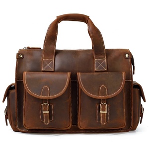 Porte-documents en cuir véritable Messenger peau de vache naturelle Hommes Sac à main Crossbody Luxury Men Travel Bag MBF-0143 - Product Image 1