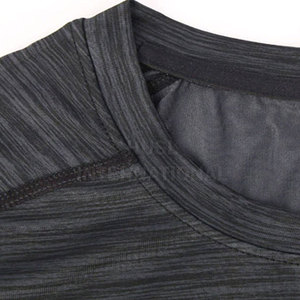 Camiseta Deportiva para Hombre, Secado Rápido, Corte Personalizado, Manga Corta, 100% Algodón, Transpirable, Ropa Deportiva con Logotipo - Product Image 3