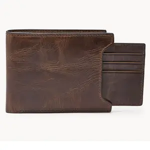 PU leather card holder for men mini wallet handmade 2022 wholesale customized Casual Dress Stylish Leather Wallets